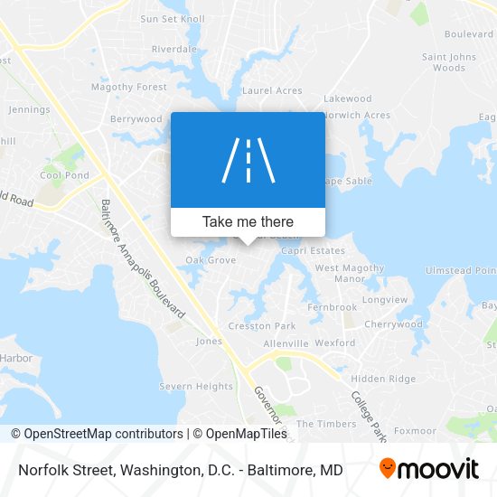 Norfolk Street map