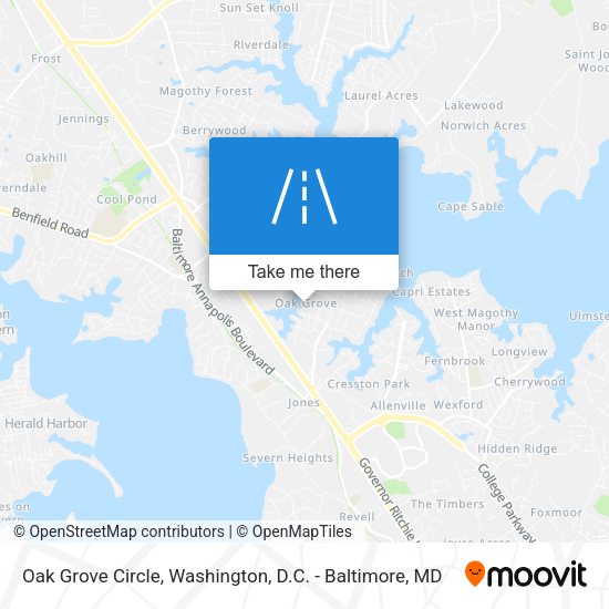 Mapa de Oak Grove Circle
