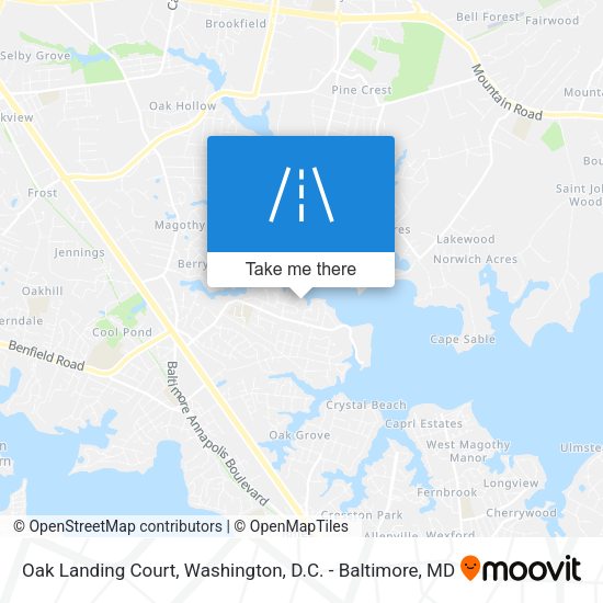 Oak Landing Court map
