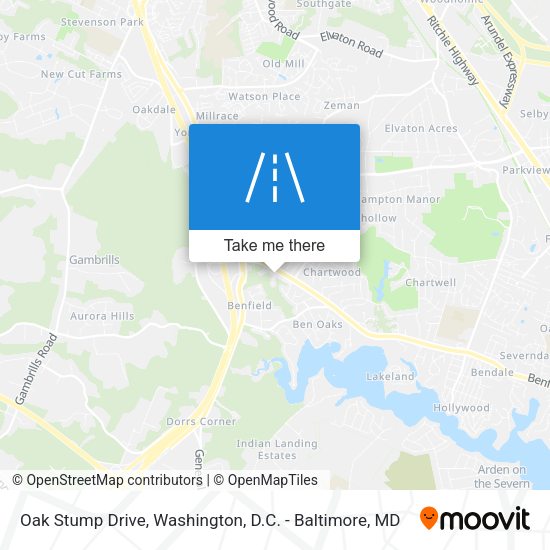 Mapa de Oak Stump Drive