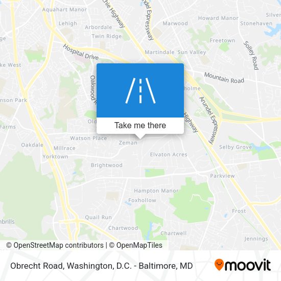 Obrecht Road map