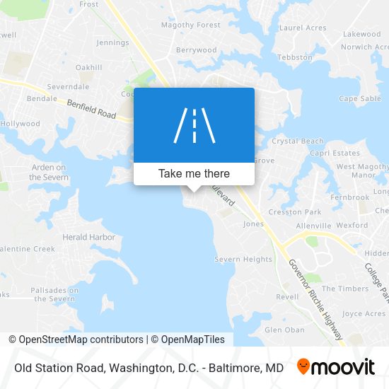 Old Station Road map