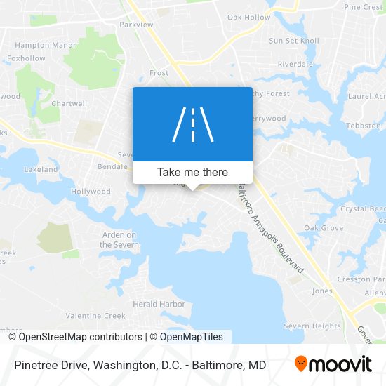 Pinetree Drive map