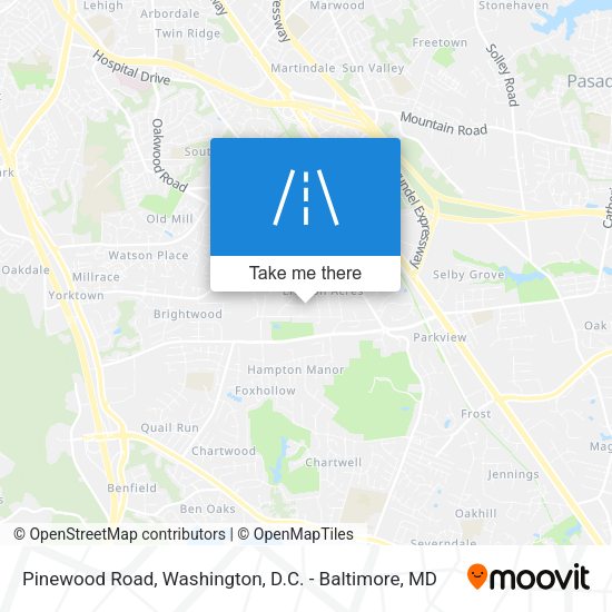 Mapa de Pinewood Road