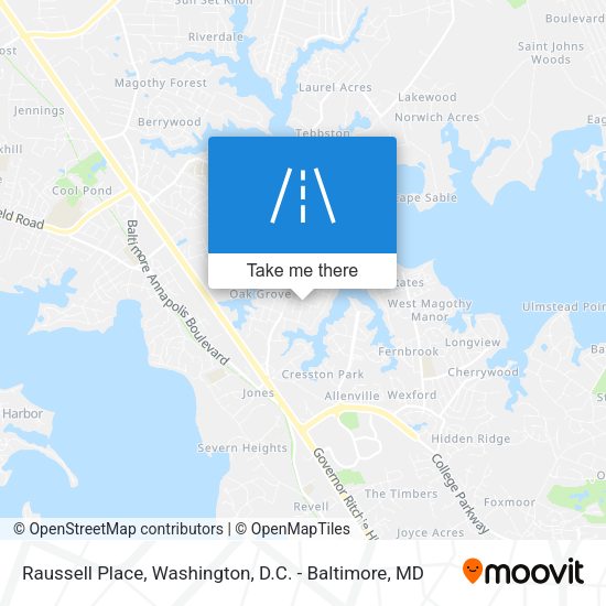 Raussell Place map
