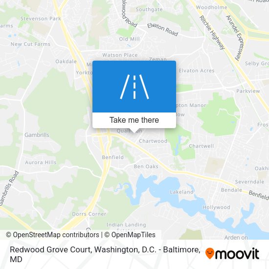 Mapa de Redwood Grove Court
