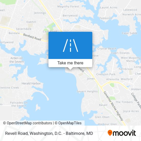 Mapa de Revell Road