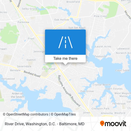 Mapa de River Drive