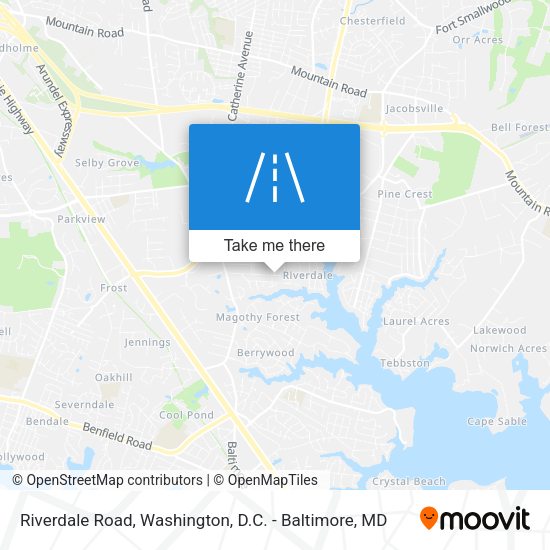 Mapa de Riverdale Road
