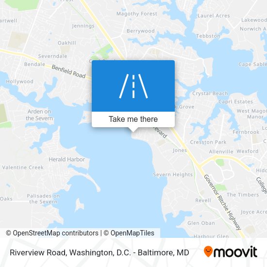 Riverview Road map
