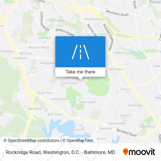 Rockridge Road map