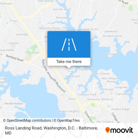 Ross Landing Road map