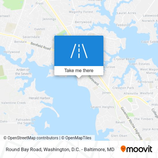Round Bay Road map