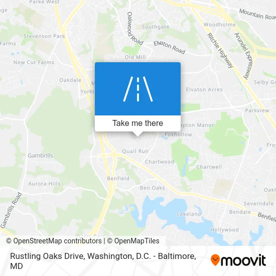 Rustling Oaks Drive map