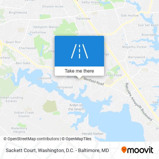 Sackett Court map