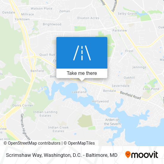 Mapa de Scrimshaw Way