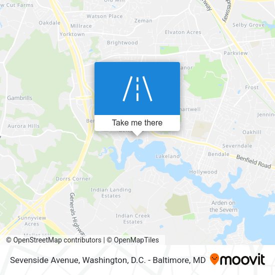 Mapa de Sevenside Avenue