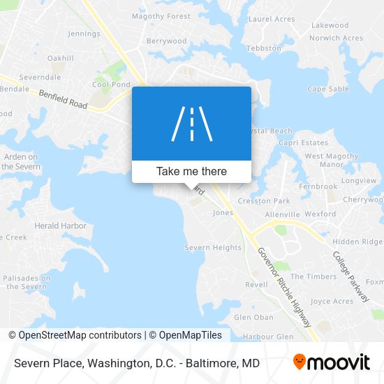 Mapa de Severn Place