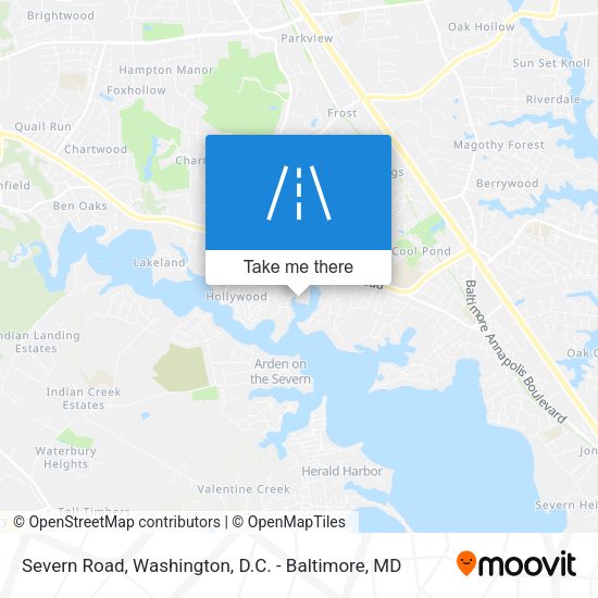 Severn Road map