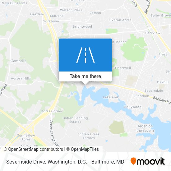 Severnside Drive map