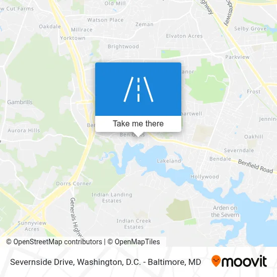 Severnside Drive map