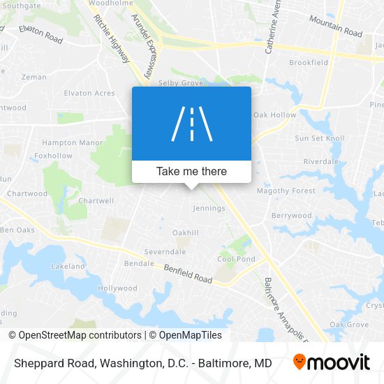 Mapa de Sheppard Road
