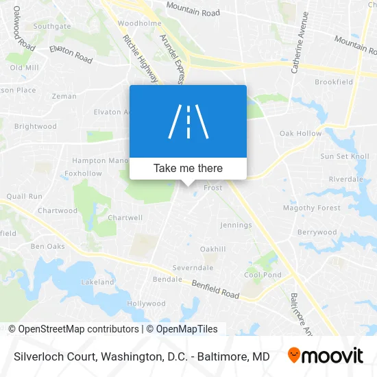 Silverloch Court map