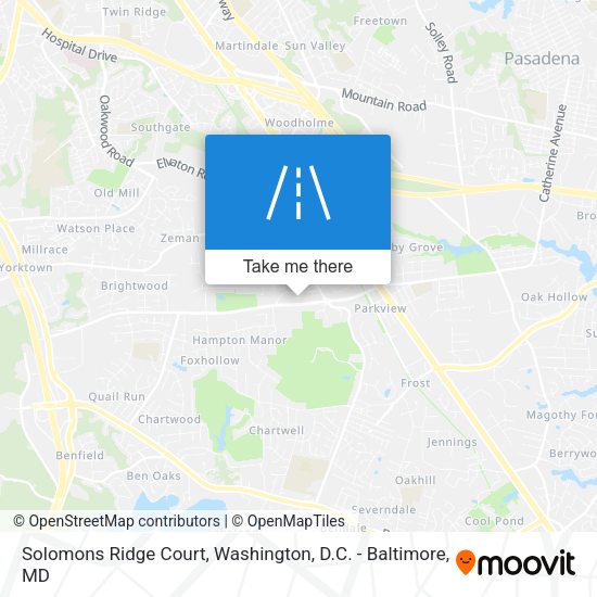 Solomons Ridge Court map