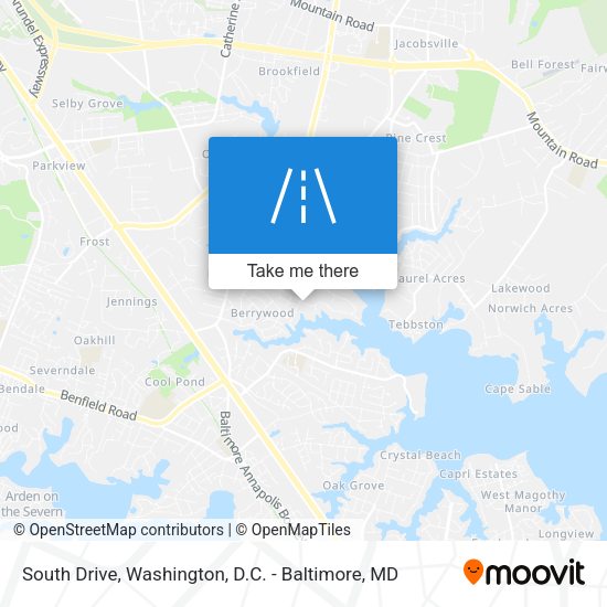South Drive map
