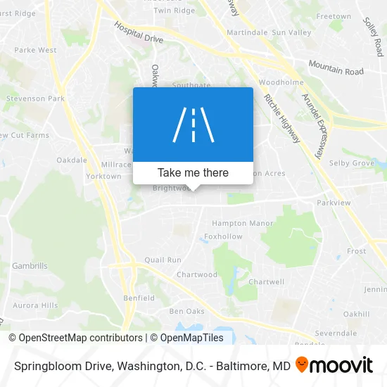 Springbloom Drive map