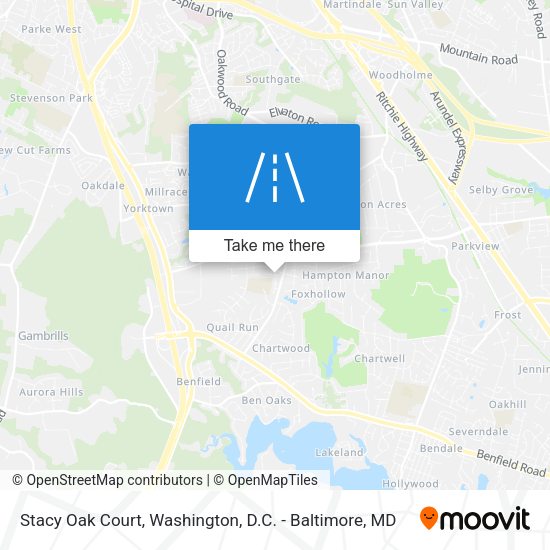 Stacy Oak Court map