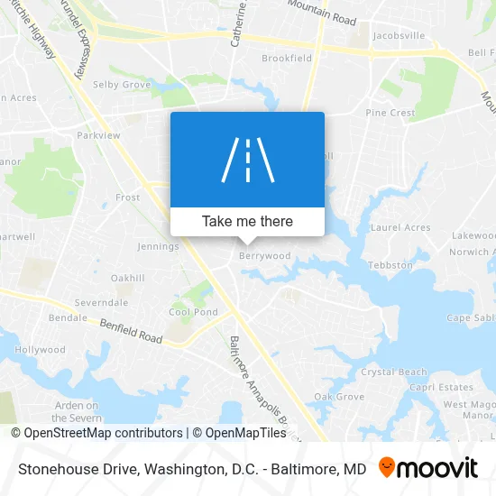 Stonehouse Drive map