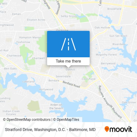 Stratford Drive map