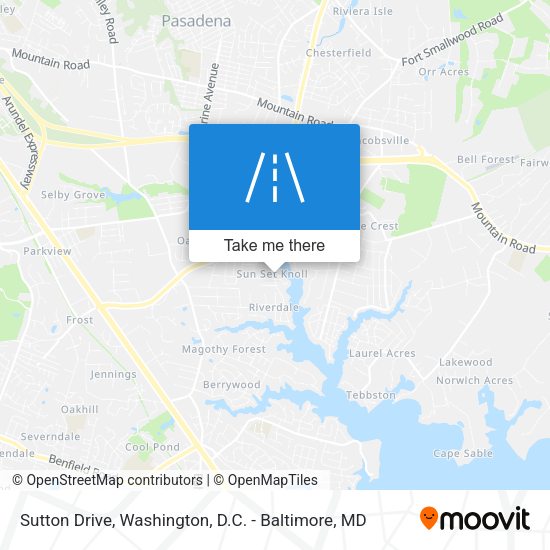 Sutton Drive map