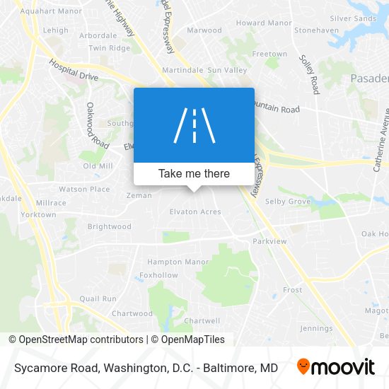 Mapa de Sycamore Road