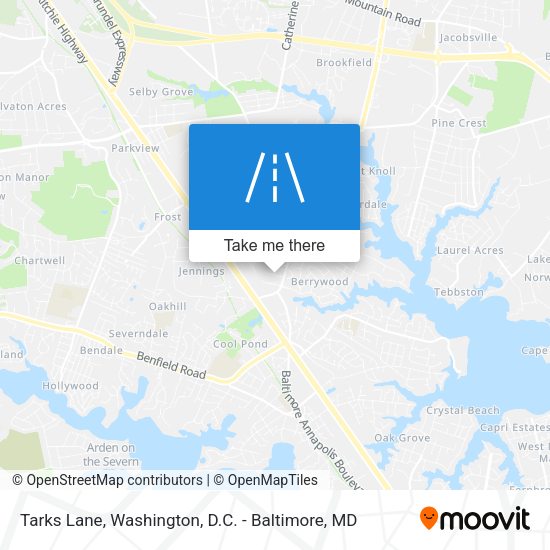 Tarks Lane map