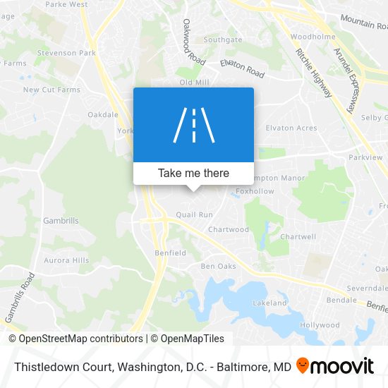 Thistledown Court map