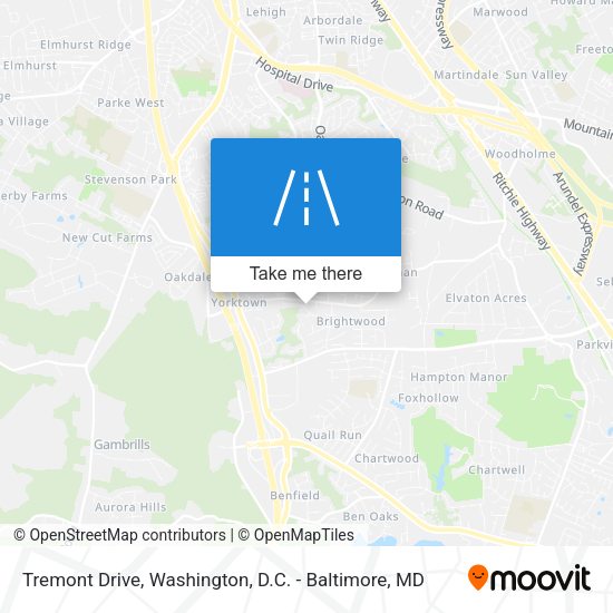 Tremont Drive map