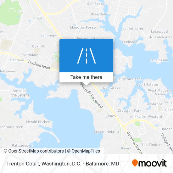 Mapa de Trenton Court