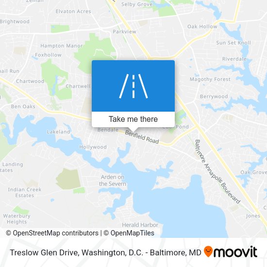 Treslow Glen Drive map