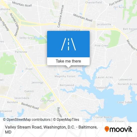 Valley Stream Road map