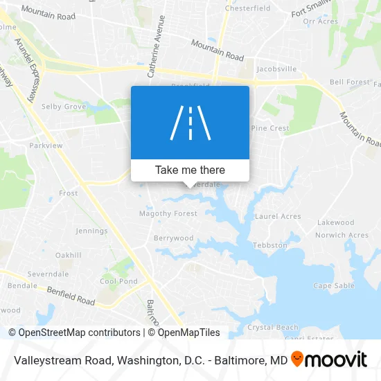 Valleystream Road map