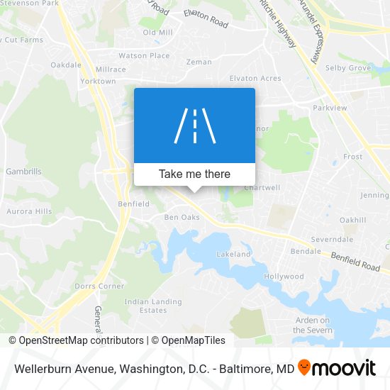 Mapa de Wellerburn Avenue