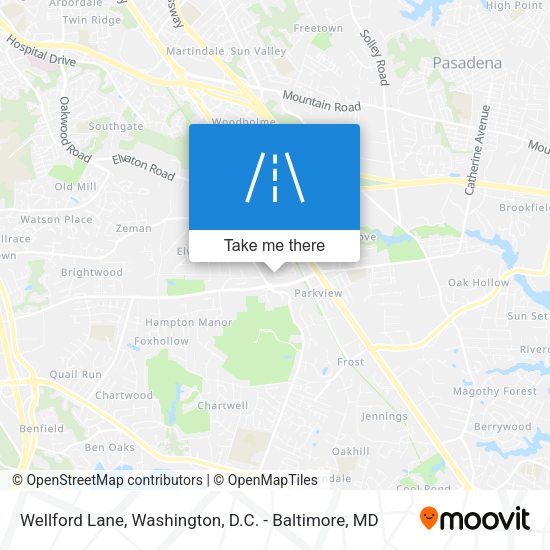 Wellford Lane map
