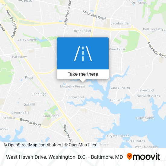 Mapa de West Haven Drive