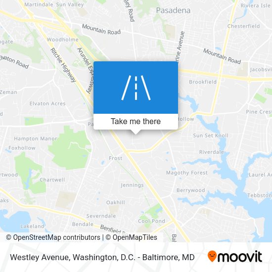 Westley Avenue map
