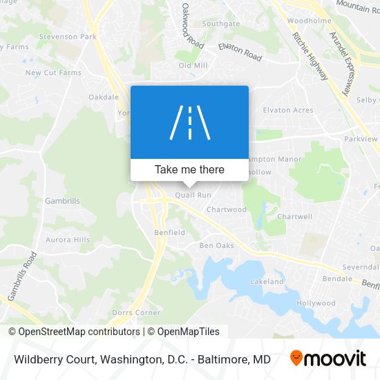 Wildberry Court map