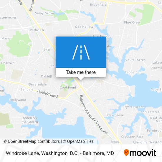 Windrose Lane map