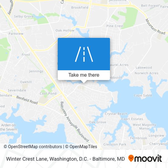 Mapa de Winter Crest Lane