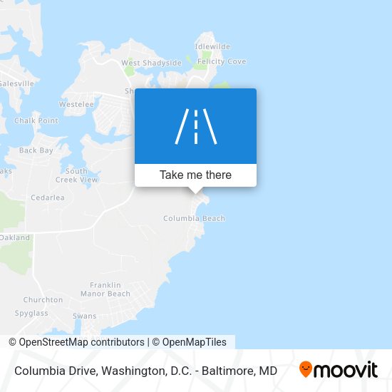 Mapa de Columbia Drive